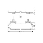 Grohe Selection Havluluk Brushed Cool Sunrise - 41056GN0