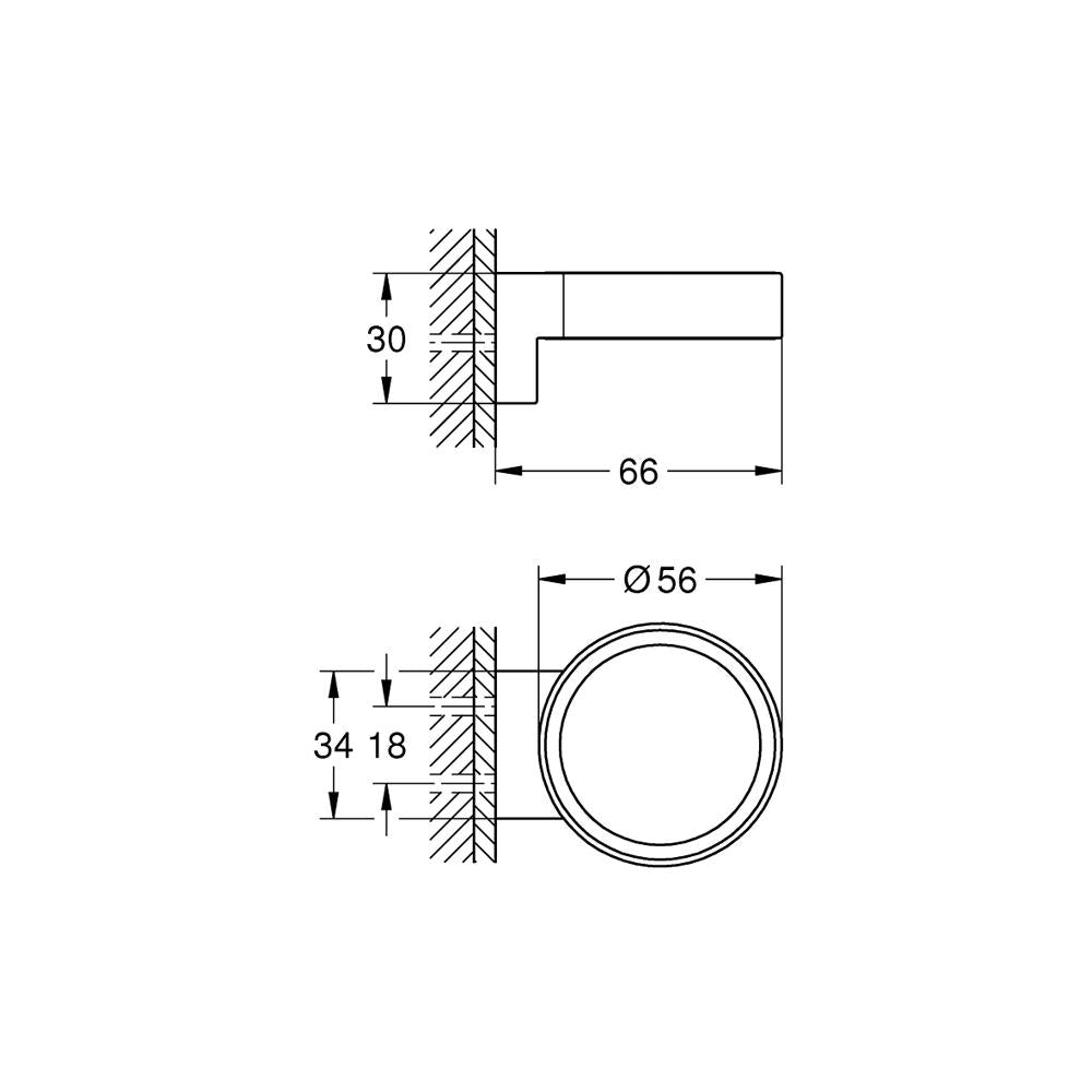 Grohe Selection Sabunluk Tutacağı Cool Sunrise - 41027GL0