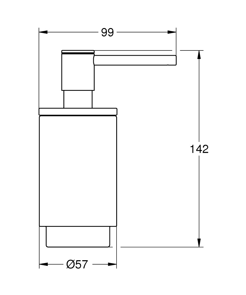 Grohe Selection Sıvı Sabunluk Mat Siyah - 41218KF0