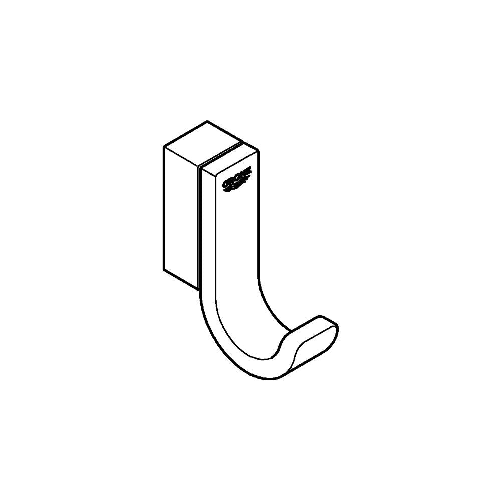 Grohe Selection Tekli Havlu Askısı Brushed Hard Graphite - 41039AL0