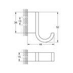 Grohe Selection Tekli Havlu Askısı Brushed Hard Graphite - 41039AL0