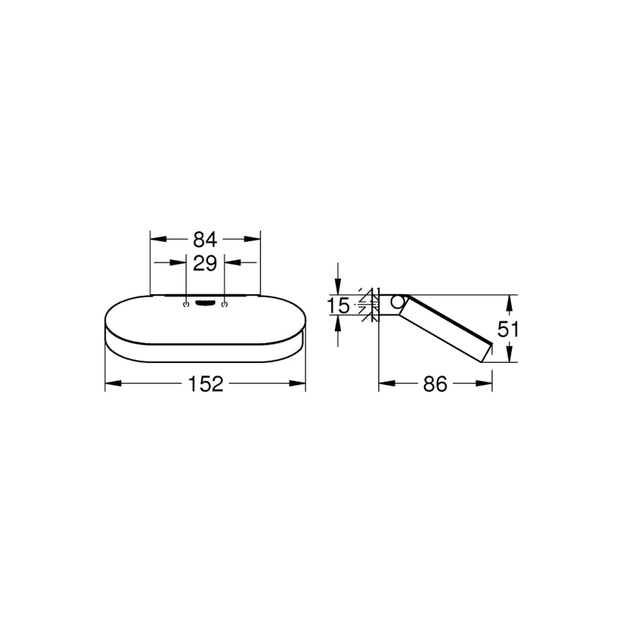 Grohe Selection Tuvalet Kağıtlığı Brushed Hard Graphite – 41069AL0