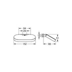 Grohe Selection Tuvalet Kağıtlığı Brushed Cool Sunrise - 41069GN0