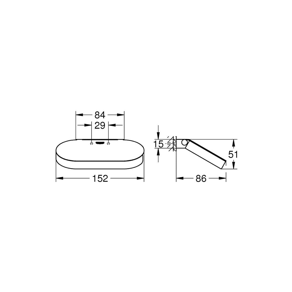 Grohe Selection Tuvalet Kağıtlığı Brushed Cool Sunrise - 41069GN0
