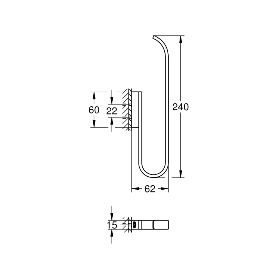 Grohe SelectionSpare Toilet Paper Holder (2 Rolls) - 41067al0