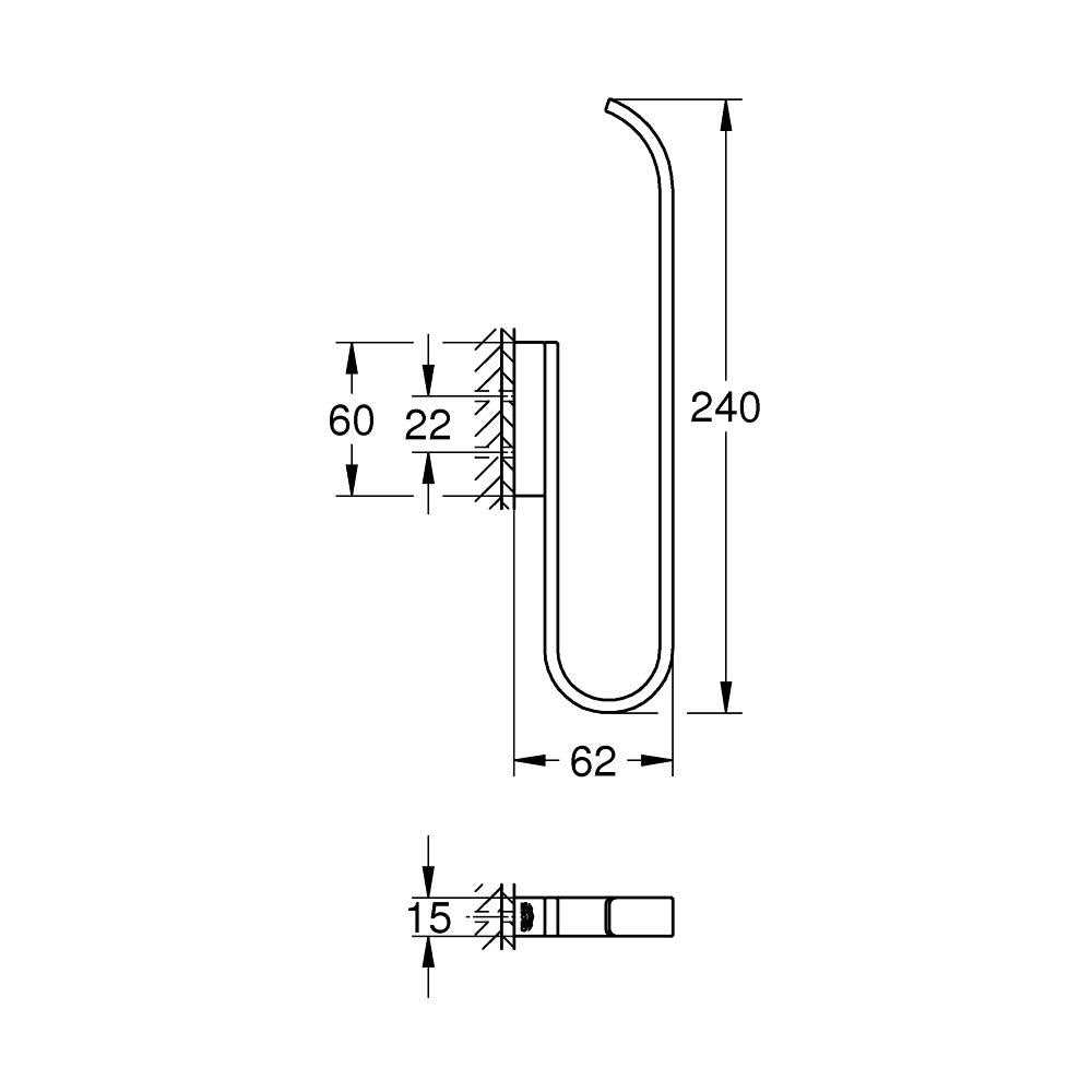 Grohe Selection Yedek Tuvalet Kağıdı Tutacağı (Çift Rulo İçin) Brushed  Warm Sunset - 41067DL0