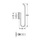 Grohe Selection Yedek Tuvalet Kağıdı Tutacağı (Çift Rulo İçin) Brushed  Warm Sunset - 41067DL0
