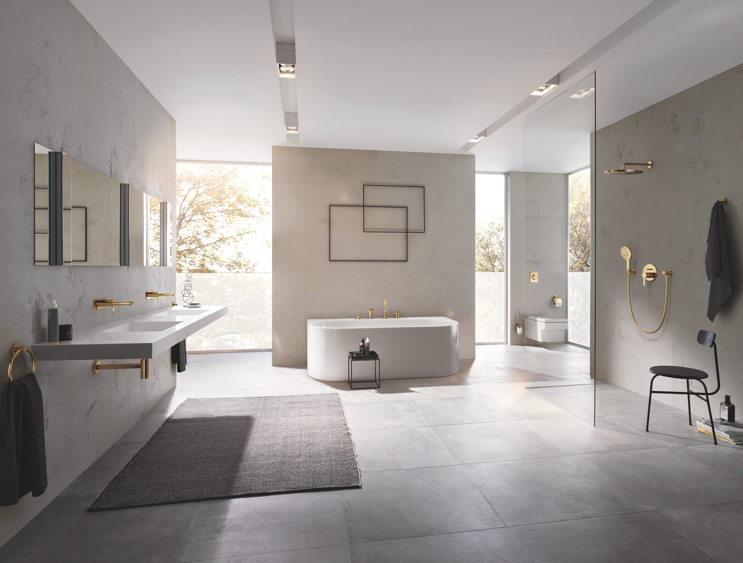 Grohe Tuvalet Fırçalık Essentials Cool Sunrise - 40374GL1