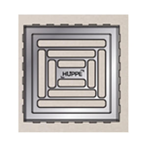 Hüppe Yer Sifonu 10 x 10 cm 50 Lik Yandan Çıkışlı Mat Paslanmaz Çelik Master X