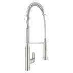 Grohe Eviye Bataryası Spiralli 2 Fonk. Profes. K7 Super Steel - 32950DC0