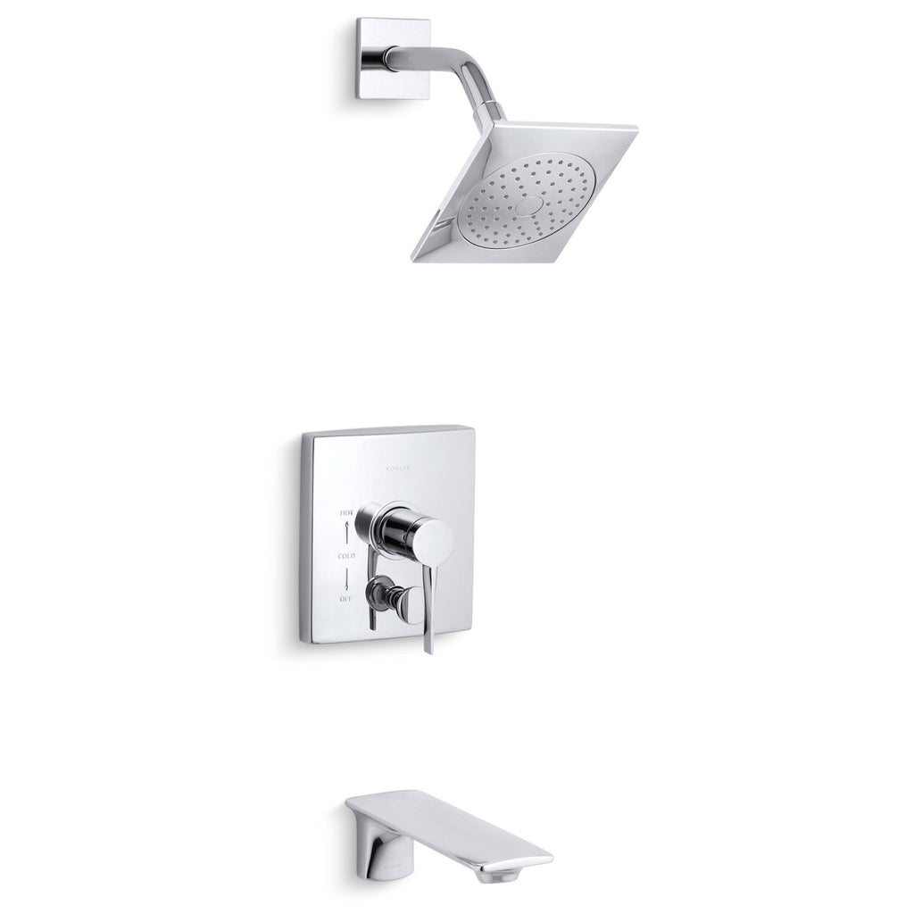 Kohler Duş Sistemi Stance Ankastre Presure Balans Parlak Krom