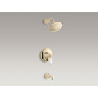 Kohler Duş Sistemi Finial Traditional Presure Balans Ankastre - French Gold