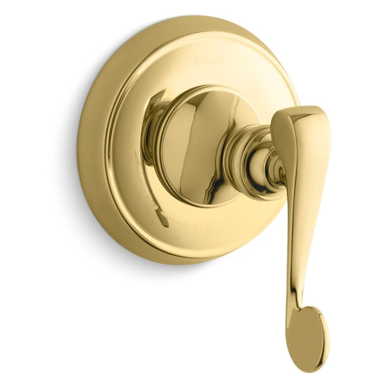 Kohler Gizli Taharet - Açma Kapama Valfi Ankastre Dış Kapak Revival Scroll Handle Altın