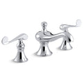 Kohler Lavabo Bataryası Revival Scroll Handle 3 Delikli Polished Krom