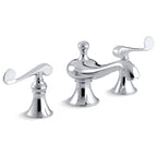 Kohler Lavabo Bataryası Revival Scroll Handle 3 Delikli Polished Krom