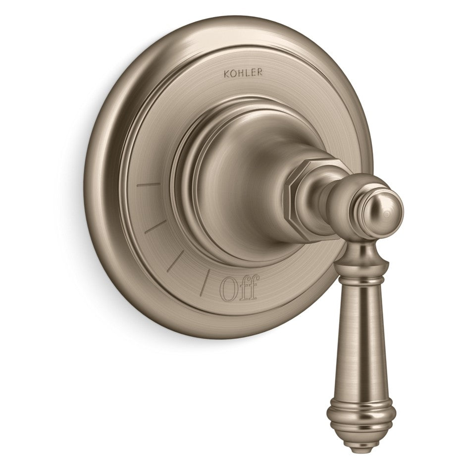 Kohler Gizli Taharet - Açma Kapama Valfi Ankastre Dış Kapak Artifacts Fırç. Bronz
