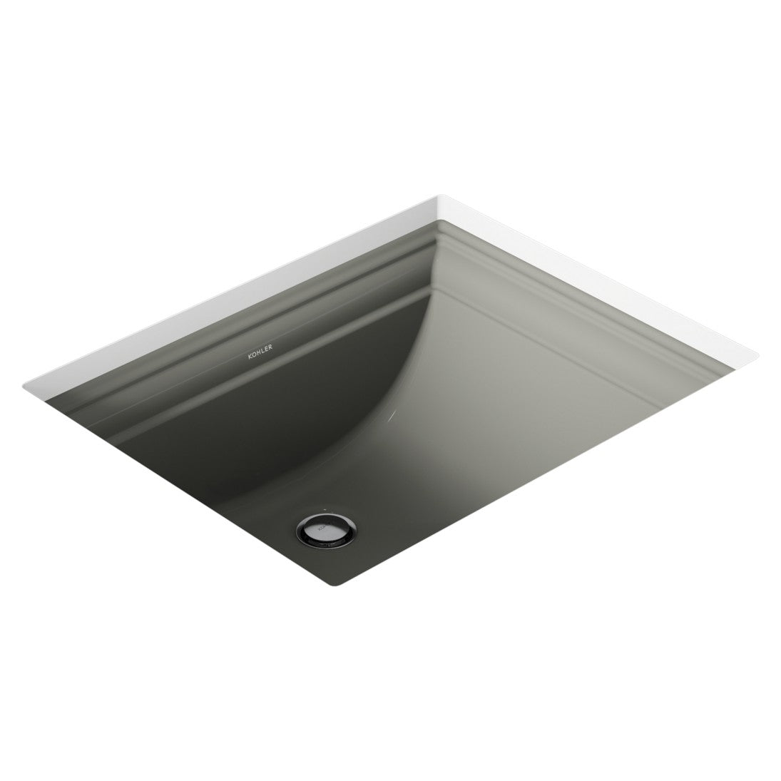 Kohler Lavabo Memoirs Classic Tezgah Altı Koyu Gri