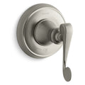Kohler Gizli Taharet - Açma Kapama Valfi Ankastre Dış Kapak Reviva Scroll Handle Nikel Rengi