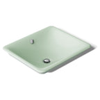 Kohler Lavabo Iron Plains Döküm Banyo Lavabosu Kavak Yeşil