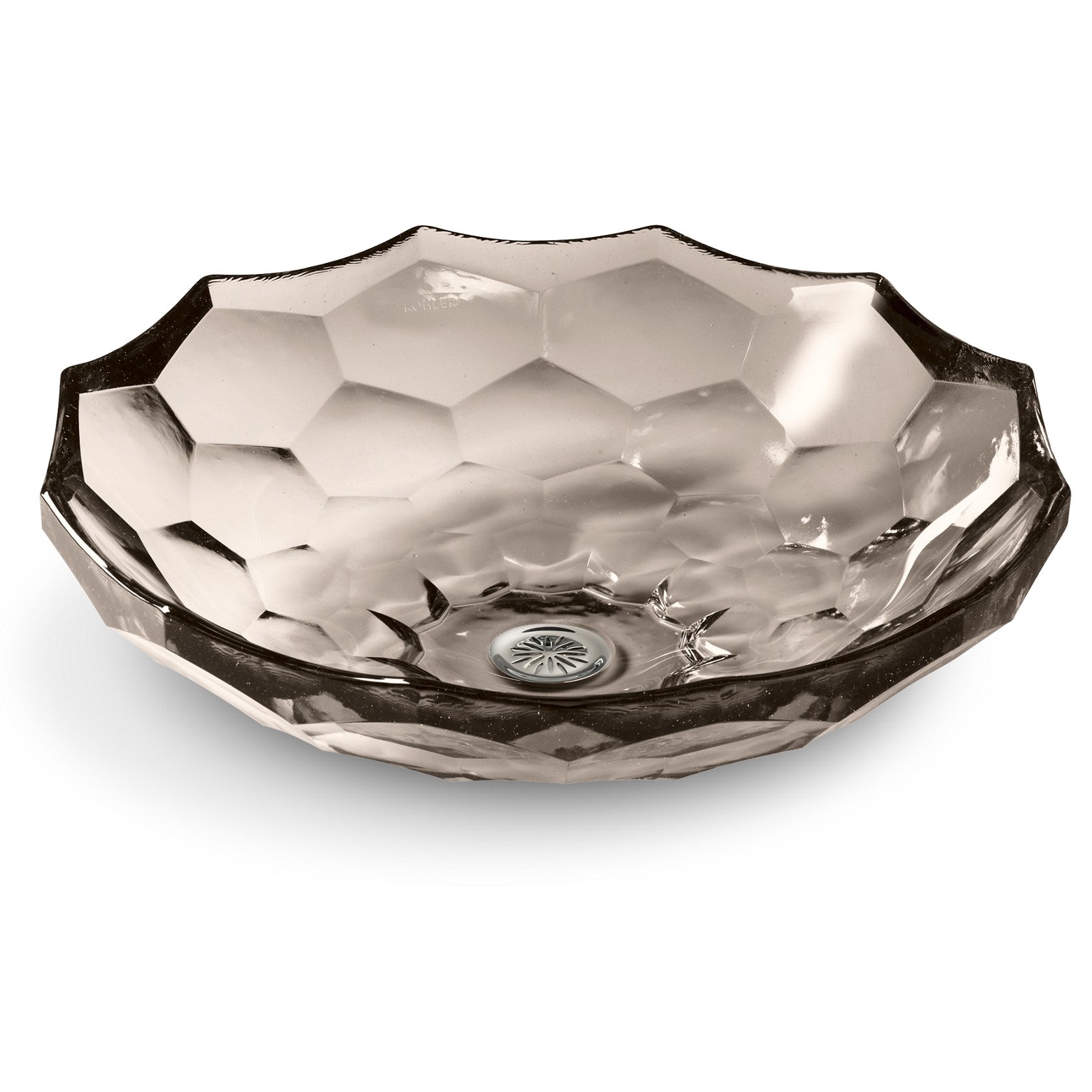 Kohler Lavabo Briolette Cam Çanak Translucent Doe