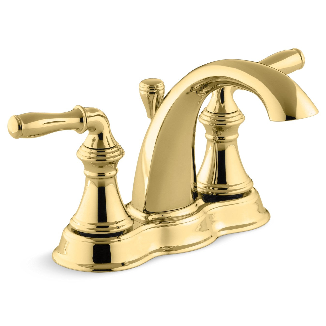 Kohler Lavabo Bataryası Devonshire Centerset Polished Brass