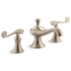 Kohler Lavabo Bataryası Revival Scroll Handle 3 Delikli Brushed Bronz