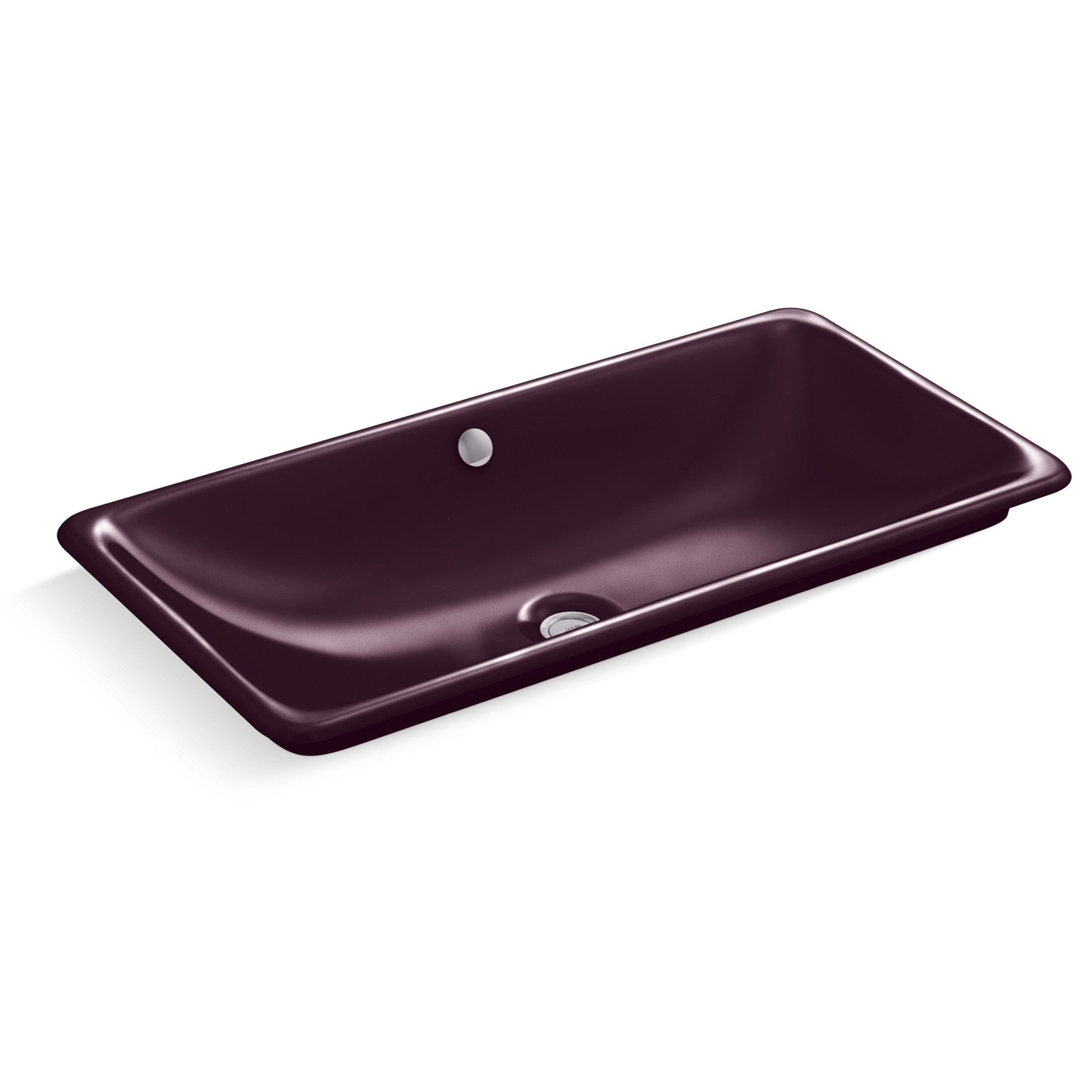Kohler Lavabo İron Plans Döküm 76 x 40 cm Mürdüm Rengi