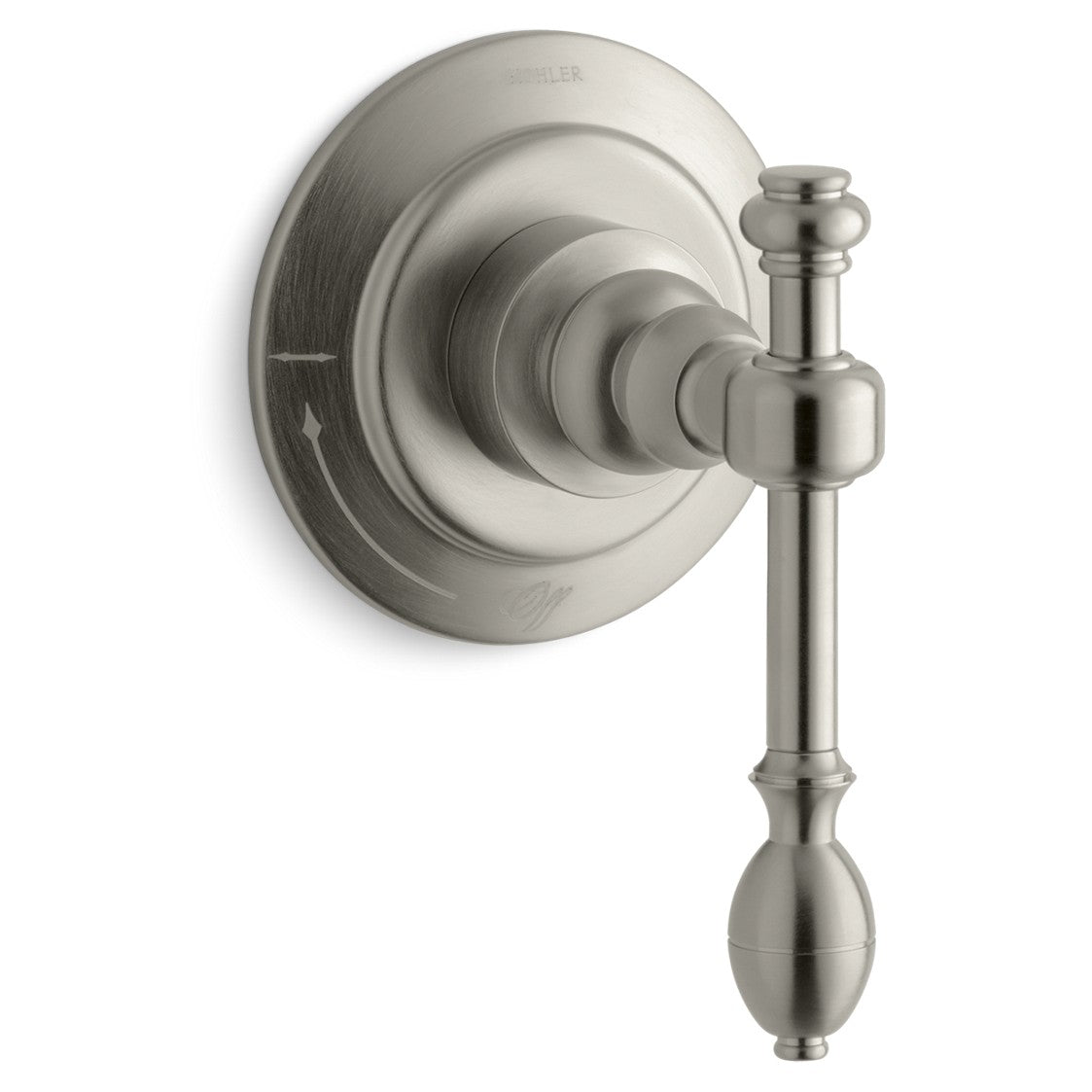 Kohler Gizli Taharet - Açma Kapama Valfi Ankastre Dış Kapak IV Georges Brass Nikel Rengi