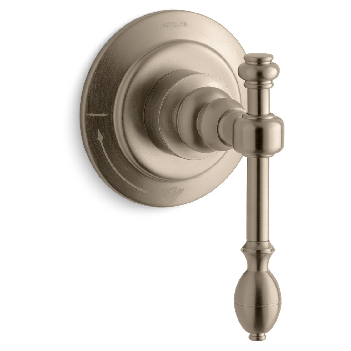 Kohler Gizli Taharet - Açma Kapama Valfi Ankastre Dış Kapak IV Georges Brass Bronz