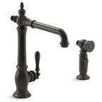 Kohler Eviye Bataryası Artifacts Yan Spreyli Oil Rubbed Bronze