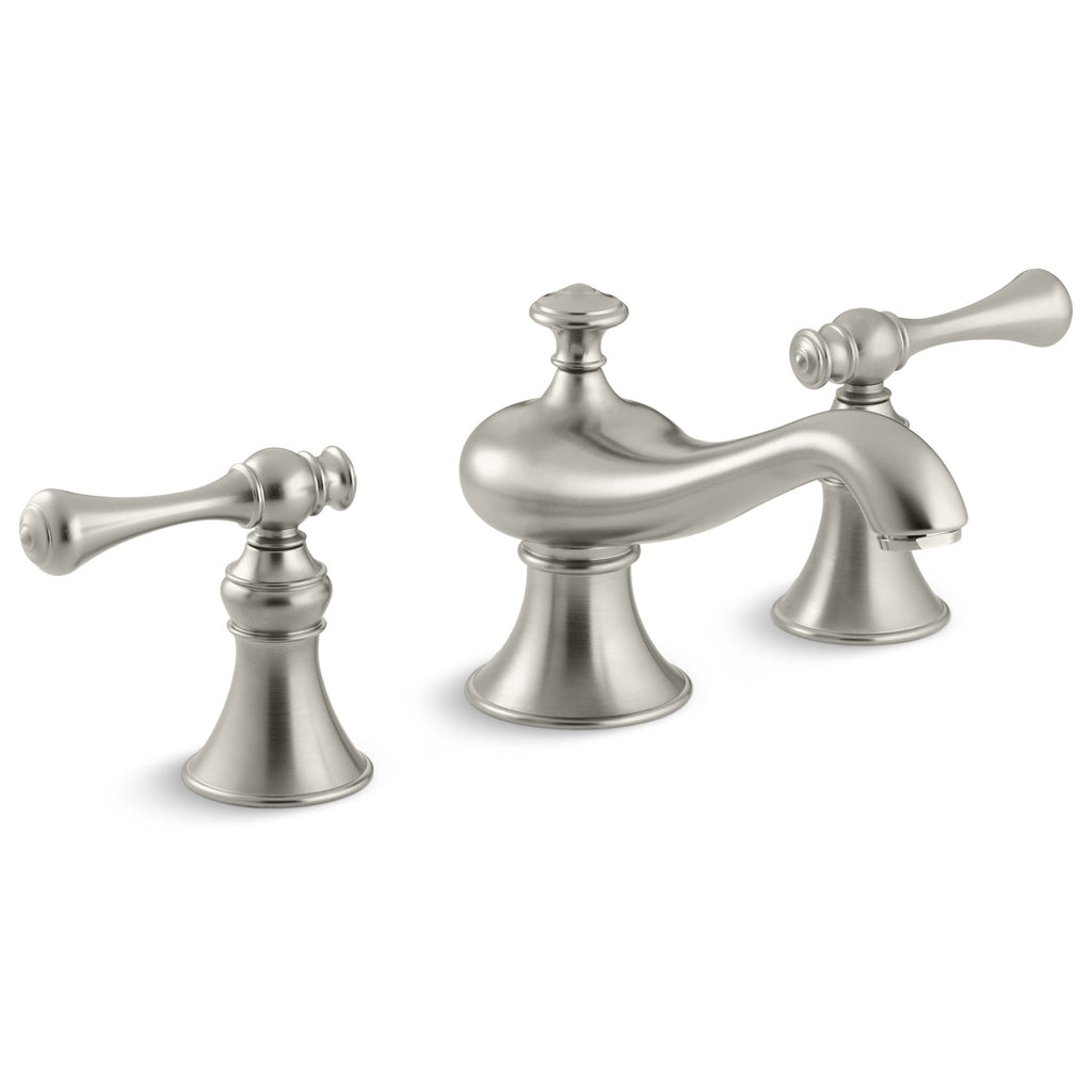 Kohler Lavabo Bataryası Revival Traditional Handle 3 Delikli Brushed Nikel