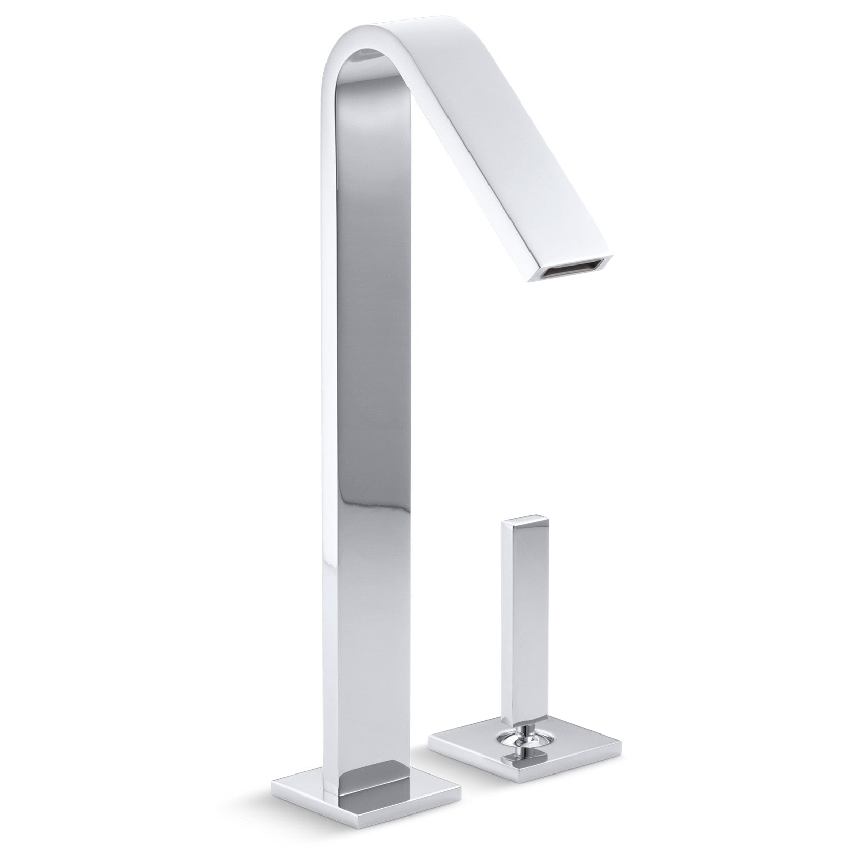 Kohler Lavabo Bataryası Loure Uzun Boyunlu Kumandalı Krom