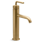 Kohler Lavabo Bataryası Çanak Purist, Modern Brushed Gold