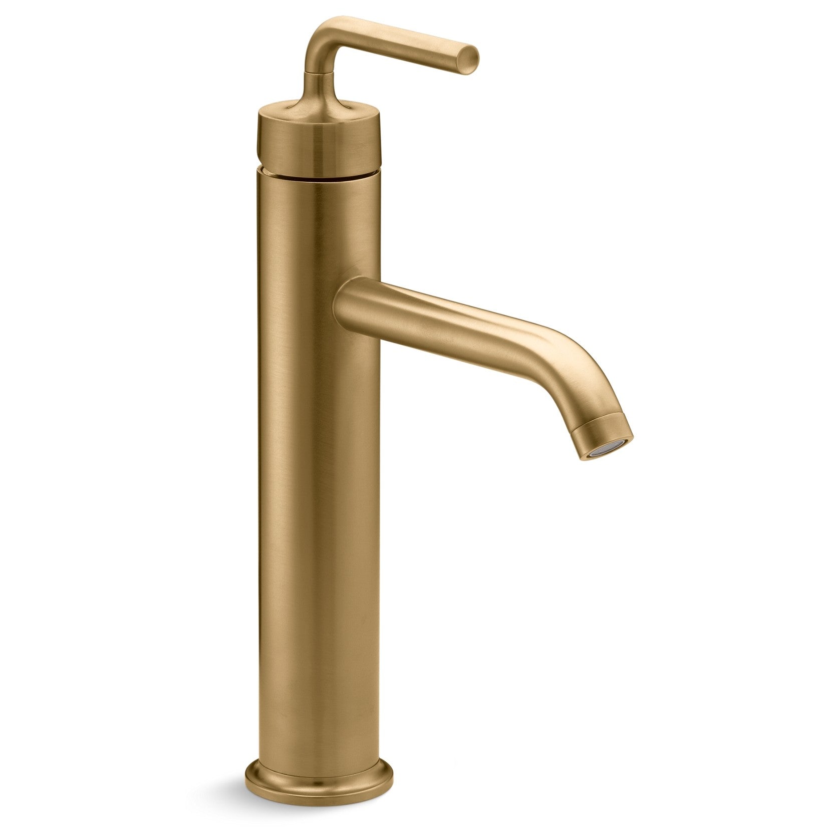 Kohler Lavabo Bataryası Çanak Purist, Modern Brushed Gold