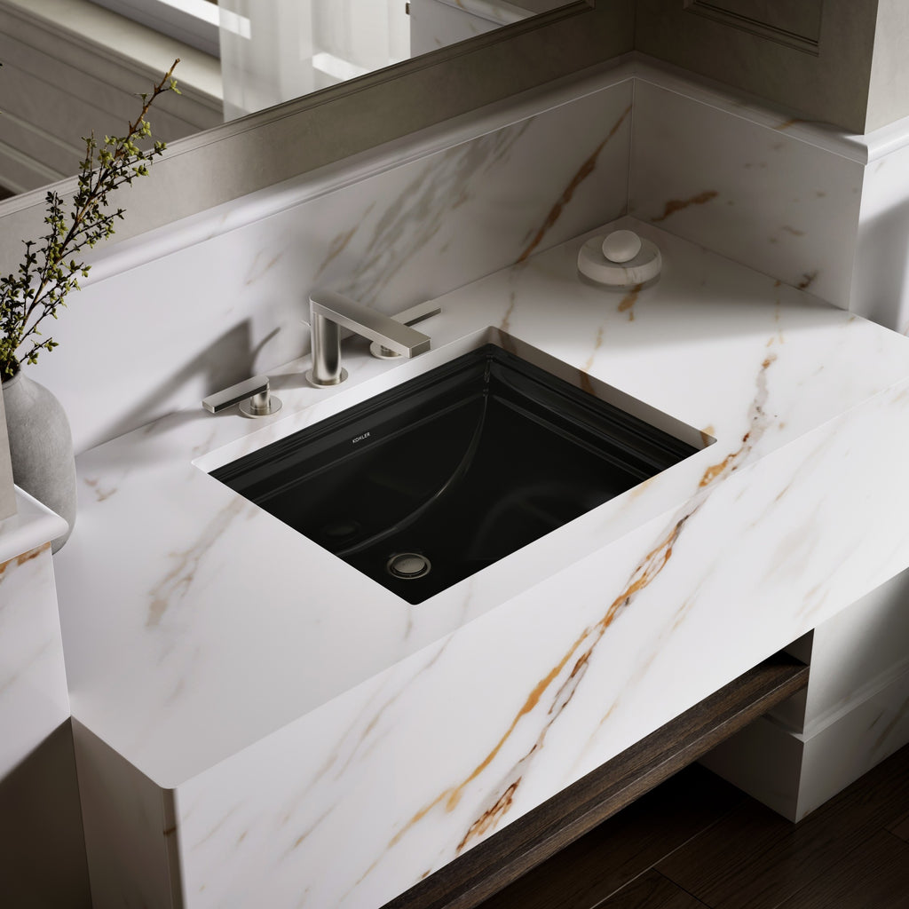 Kohler Lavabo Memoirs Classic Tezgah Altı Siyah