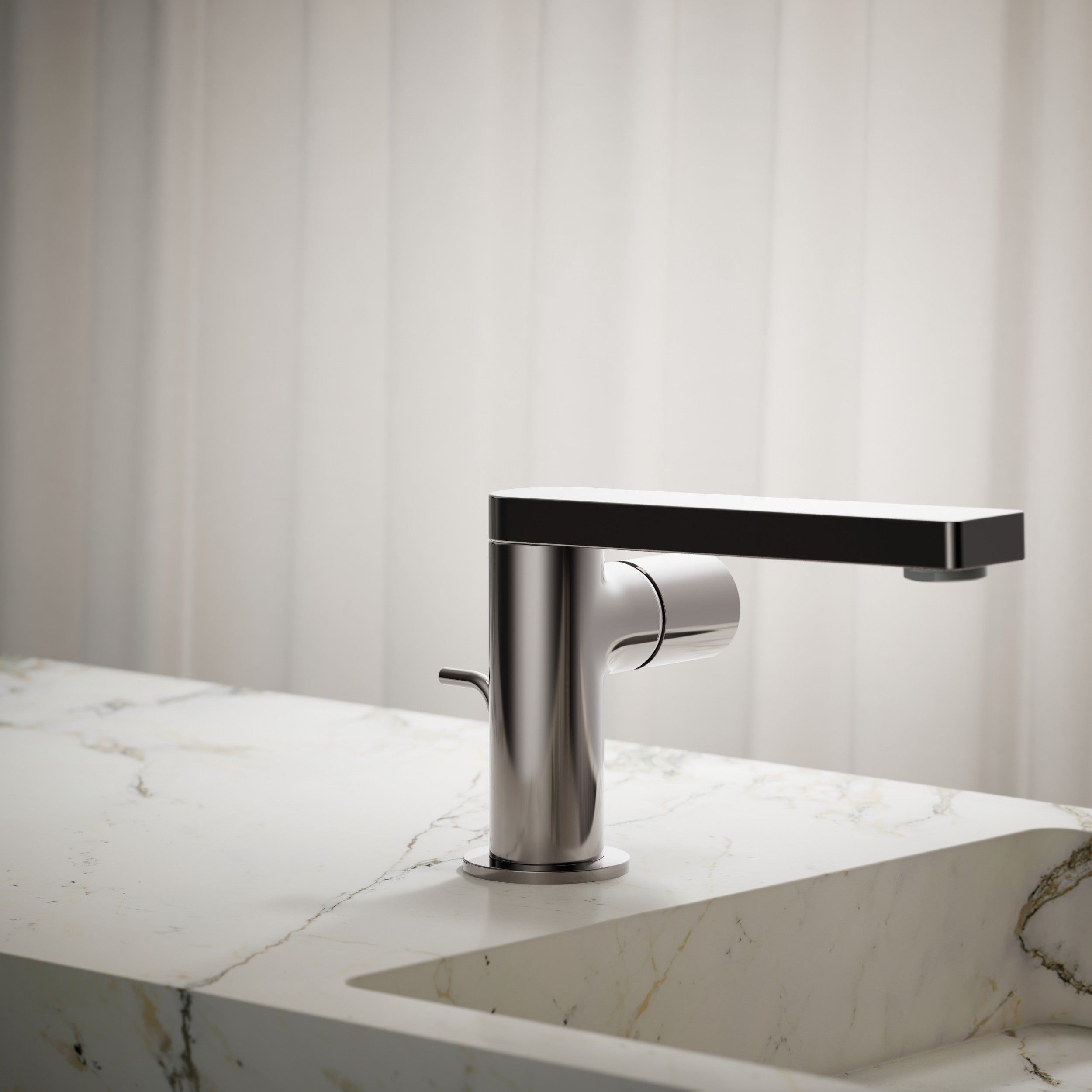 Kohler Lavabo Bataryası Kısa Composed Titanyum