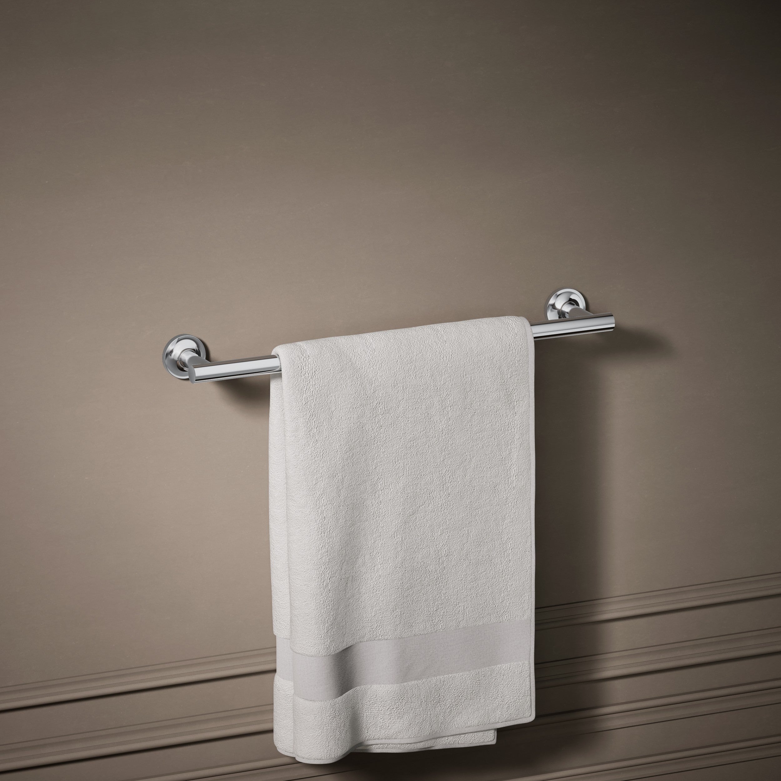 Kohler Havluluk Uzun Purist, Krom