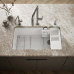Kohler Eviye Riverby Tezgah Altı Döküm Beyaz
