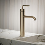Kohler Lavabo Bataryası Çanak Purist, Brushed Bronze