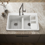 Kohler Riverby Döküm Eviye Beyaz