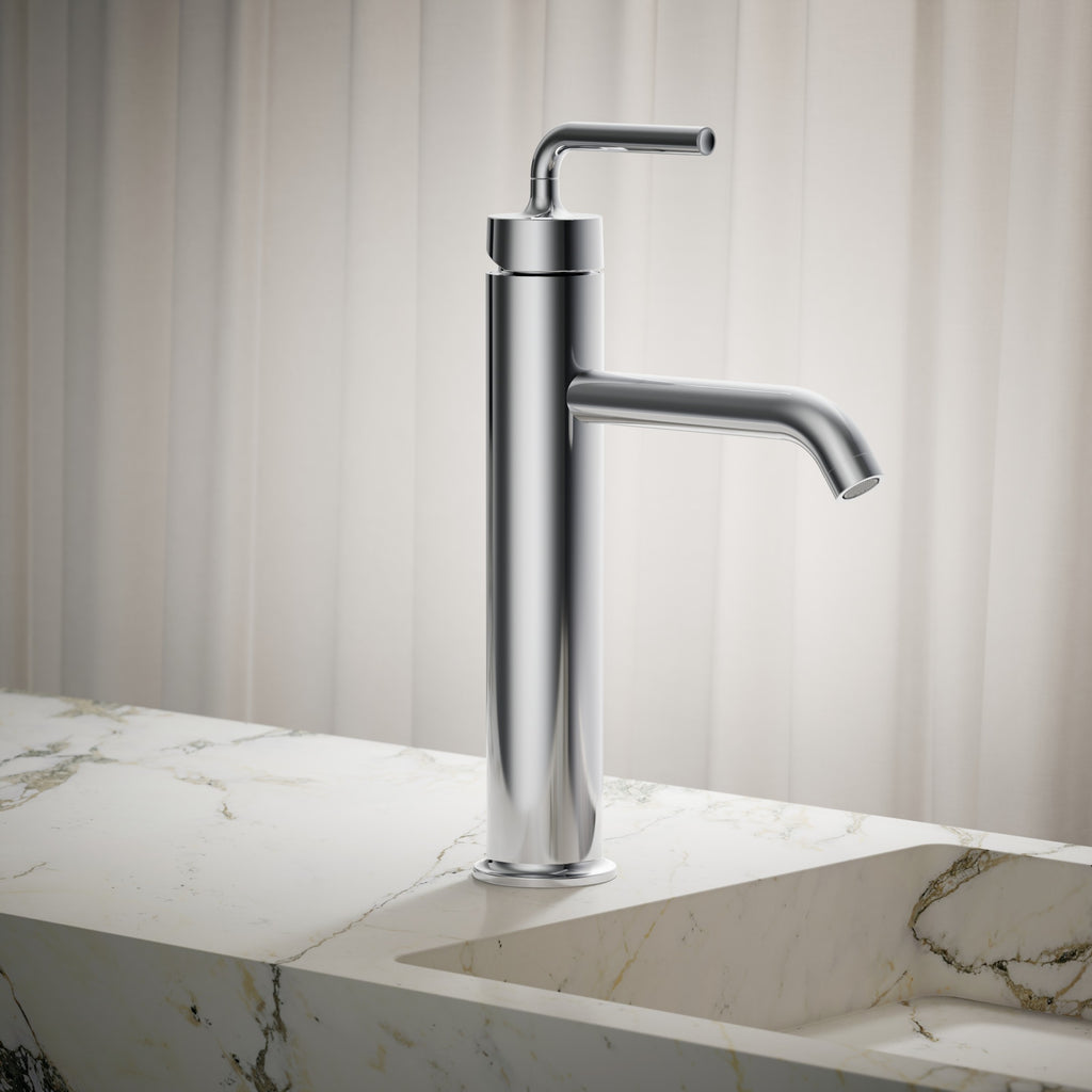 Kohler Lavabo Bataryası Çanak Purist, Krom