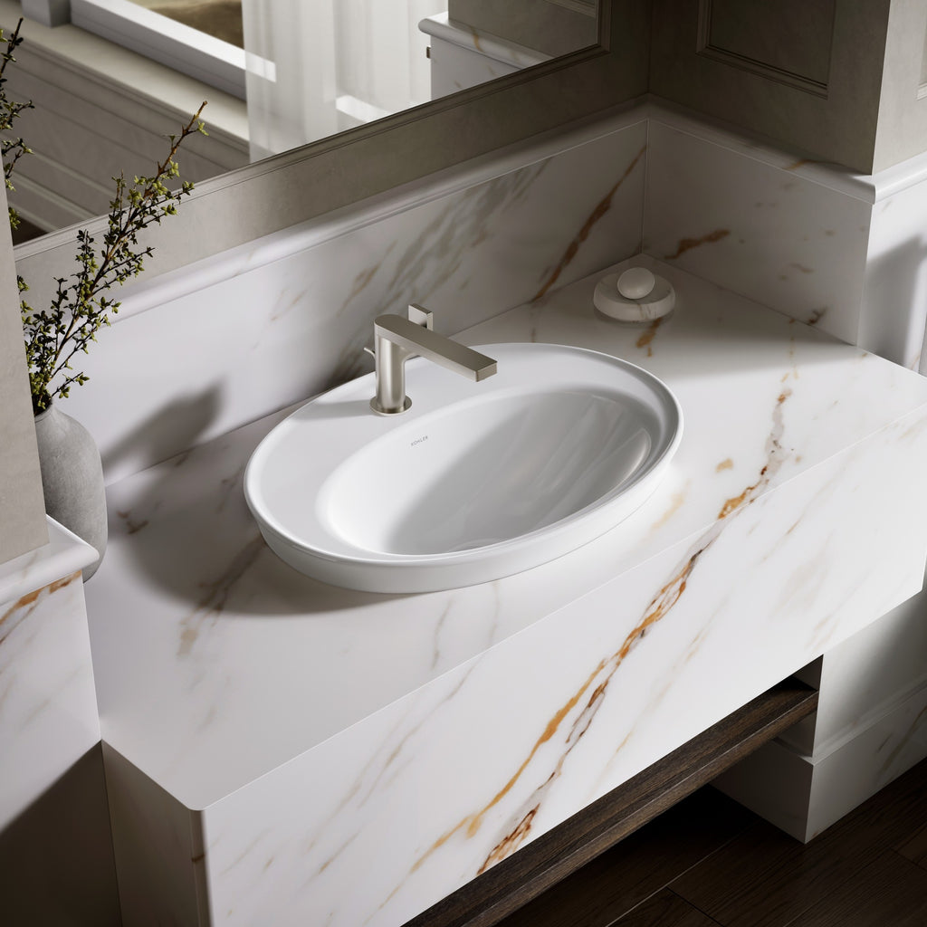 Kohler Lavabo Serif Tezgah Üstü Tek Delikli