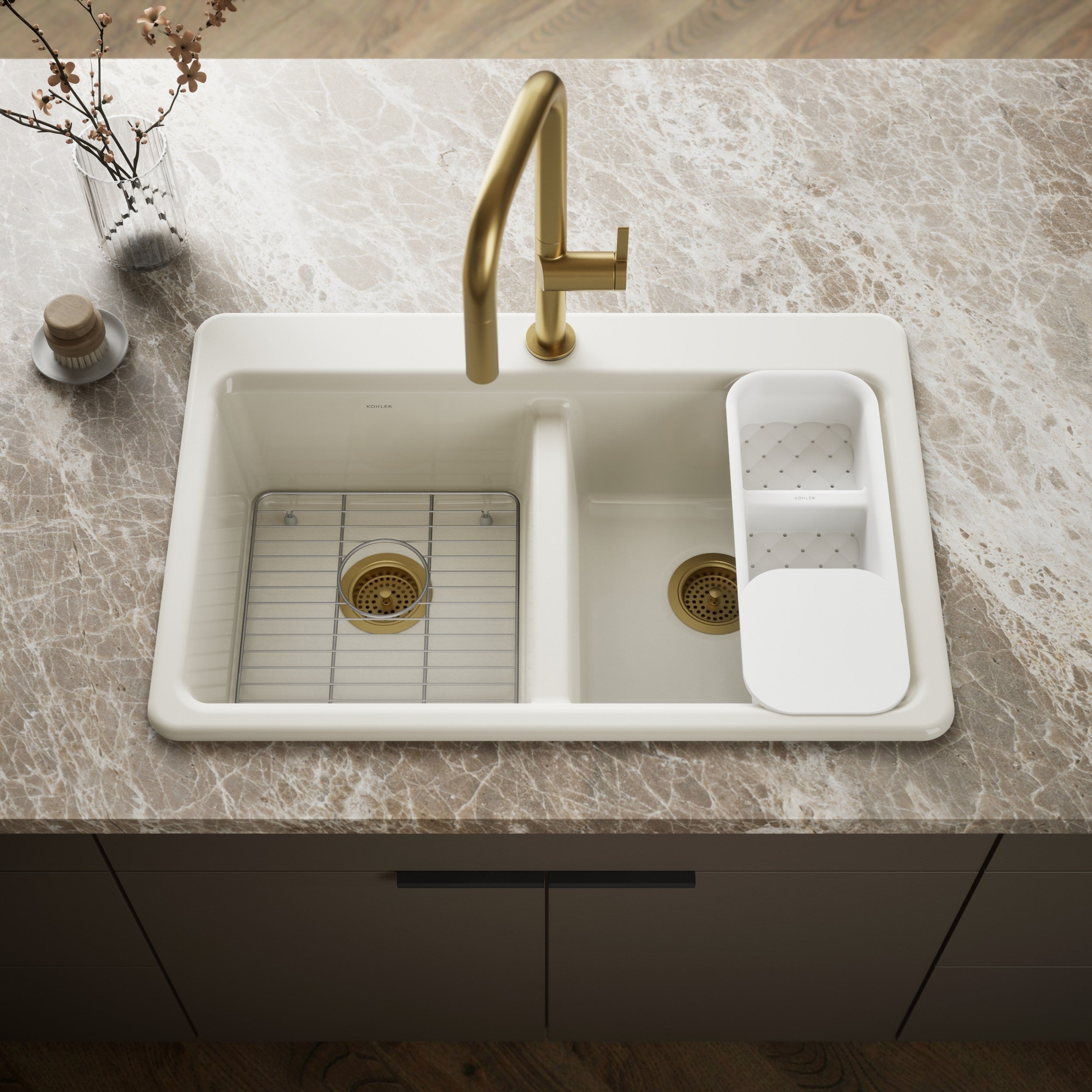 Kohler Eviye Riverby Döküm Biscuit