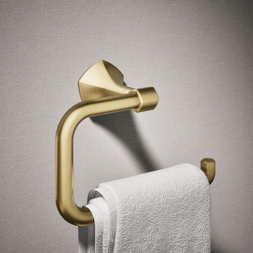 Kohler Yuvarlak Havluluk Occasion, Vibrant Brushed Moderne Brass