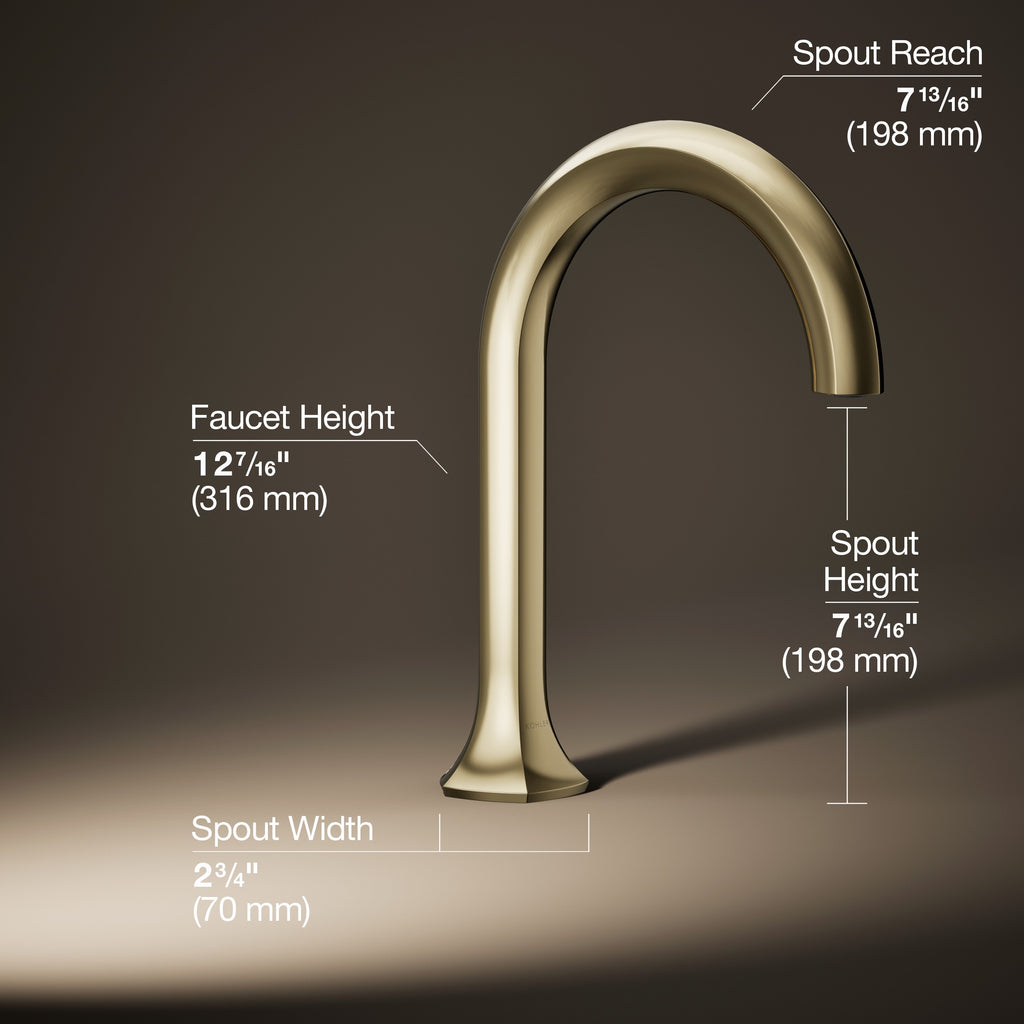 Kohler Batarya Occaison 3 Delikli Küvet Batarya Gagası