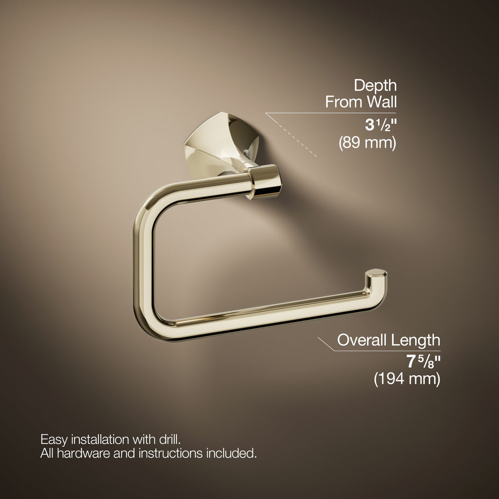 Kohler Yuvarlak Havluluk Occasion, Vibrant French Gold