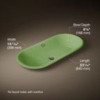 Kohler Lavabo Iron Plains Fresh Yeşil
