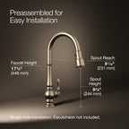 Kohler Eviye Bataryası Artifacts , Brushed Bronze