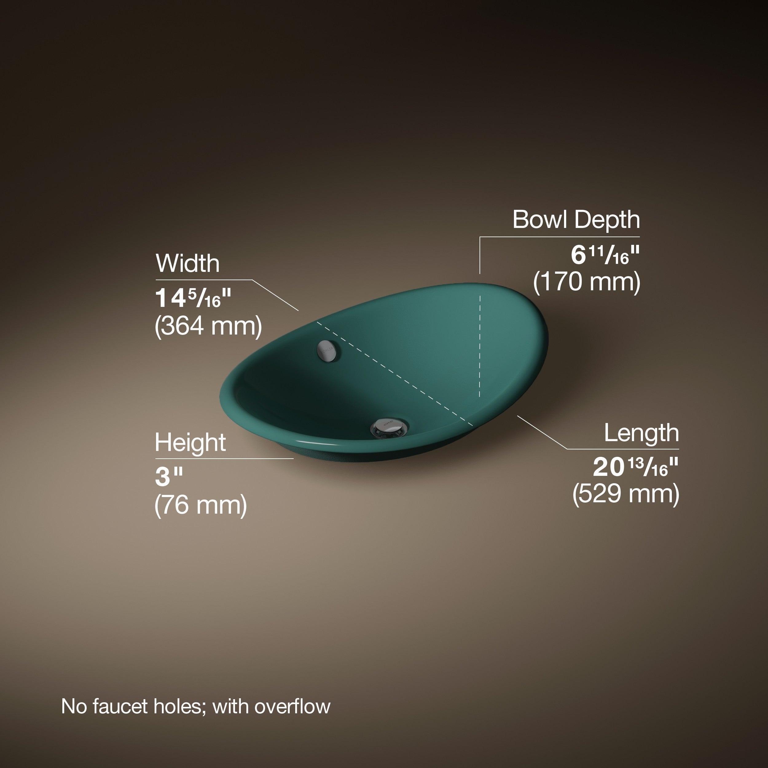 Kohler Lavabo Iron Plains