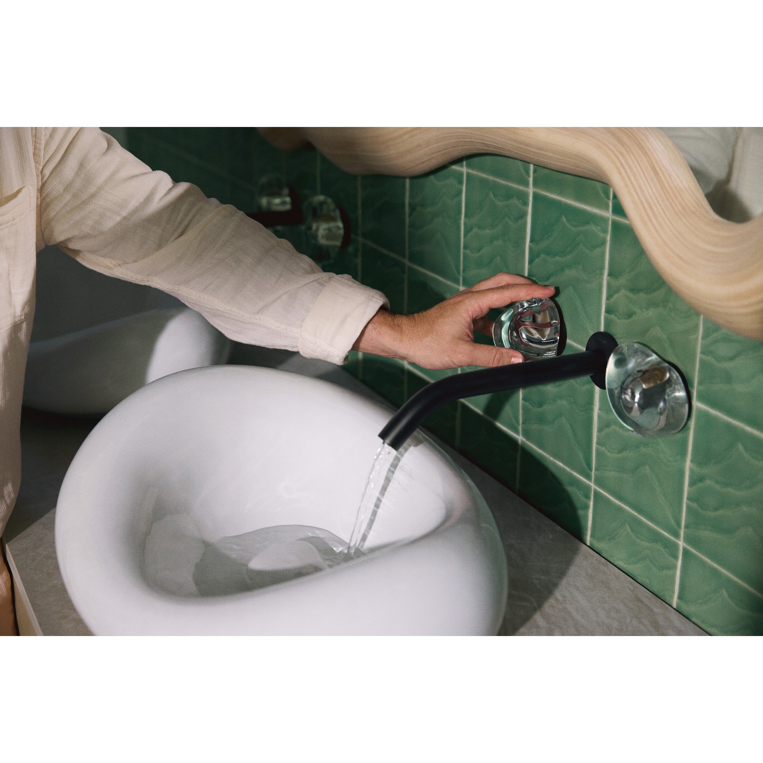 Kohler Lavabo Landshapes Daniel Arsham Beyaz Lavabo